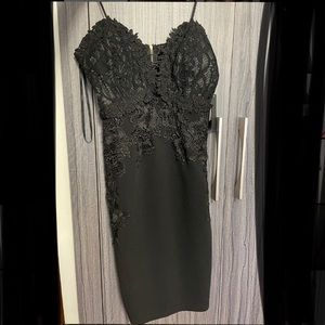 Aqua black dress size small